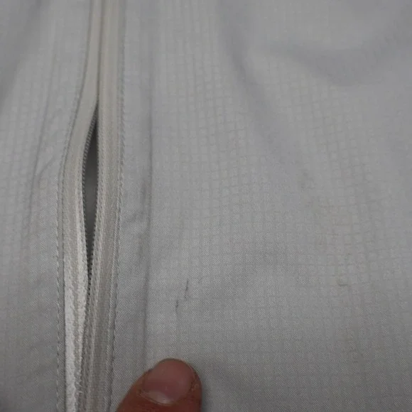 Columbia PFG Jacket Mens XL White Tamiami Hurricane Rain Full Zip Light Outdoor - Picture 4 of 16